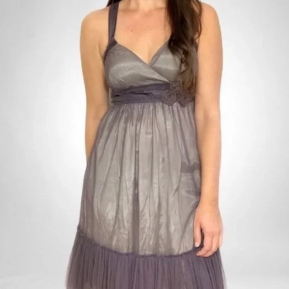 Moulinette Soeurs Vetements Anthropologie Spirited Away Lace Tulle Dress Size 0 - Picture 3 of 14